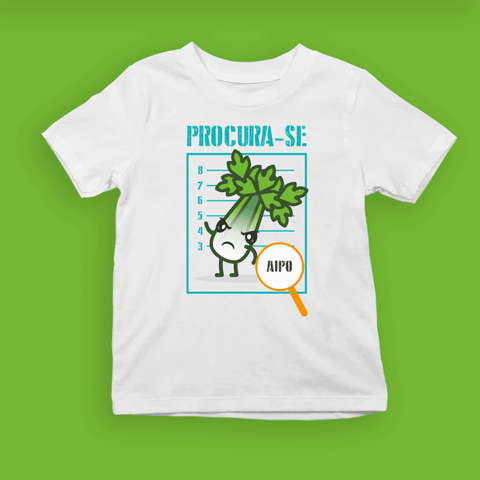 T-shirt Criança “PROCURA-SE” – Os 14 Vilões