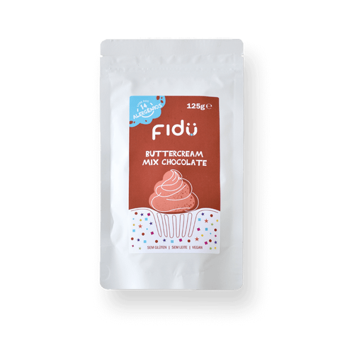 Preparado para Buttercream de Chocolate 125g Fidu