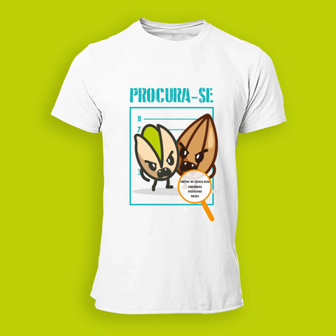 T-shirt Adulto “PROCURA-SE” – Os 14 Vilões