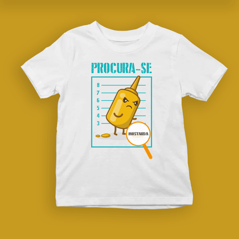 T-shirt Criança “PROCURA-SE” – Os 14 Vilões