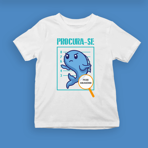 T-shirt Criança “PROCURA-SE” – Os 14 Vilões