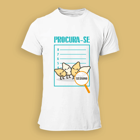 T-shirt Adulto “PROCURA-SE” – Os 14 Vilões