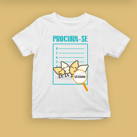 T-shirt Criança “PROCURA-SE” – Os 14 Vilões