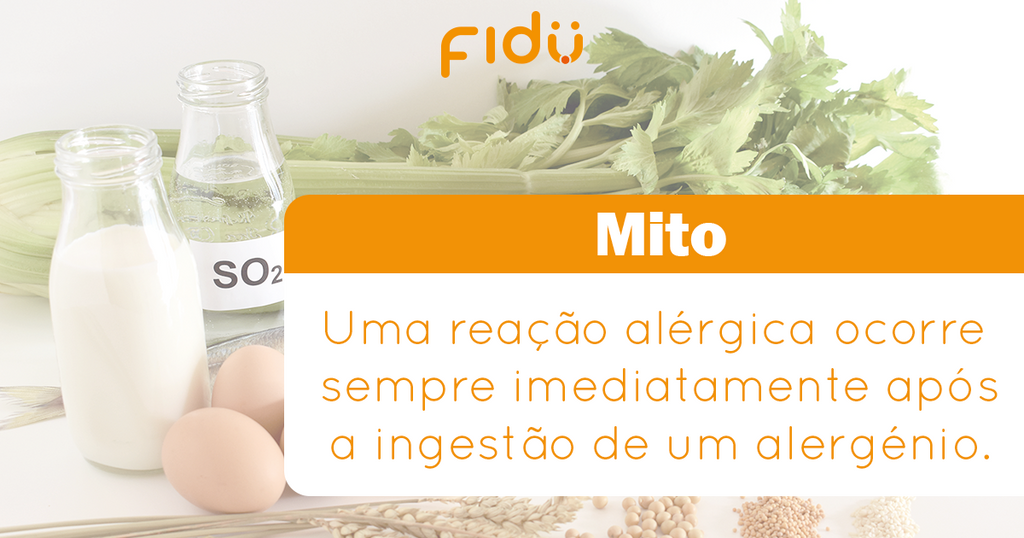 Mito: quando ocorre a reação alergica - Fidu | Alimentos Inclusivos