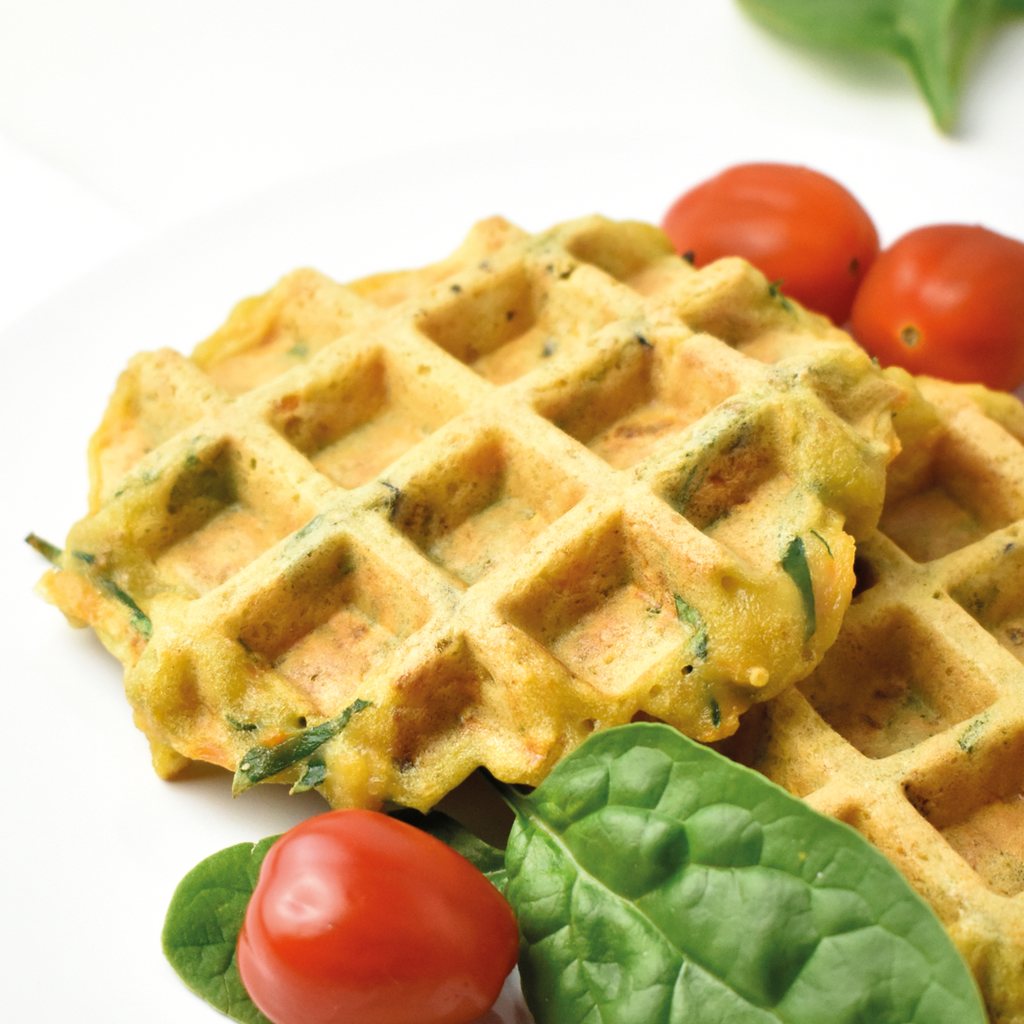 Waffles com Vegetais_Fidu | Alimentos Inclusivos