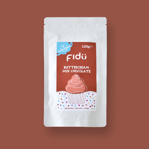 Preparado para Buttercream de Chocolate 125g Fidu