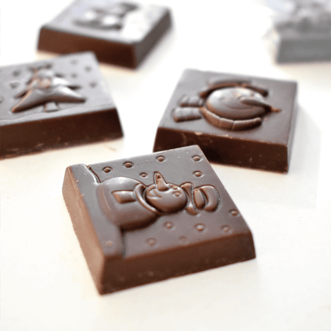 Mini Chocolates 47% de Cacau de Leite Coco BIO 28g Fidu